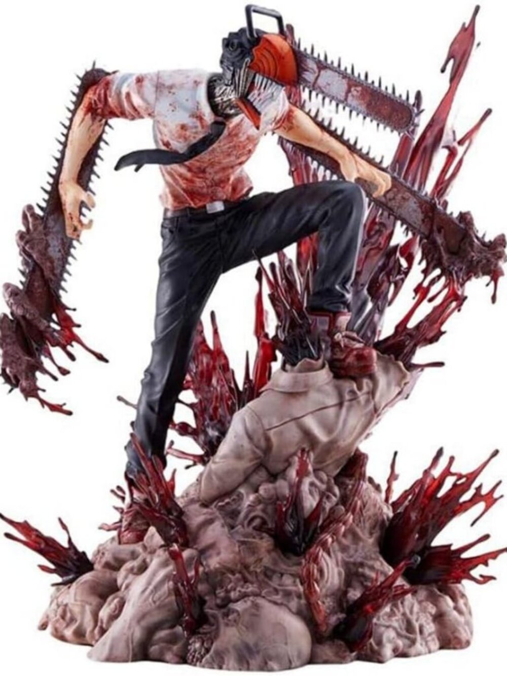 11in Chainsaw Man PVC Figure - Anime Action Statue, Collectible Doll & Gift